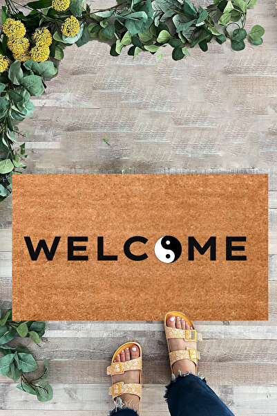 KARMAT أيقونة التوازن، علامة التوازن، سجادة الباب الأمامي الداخلي والخارجي، م...