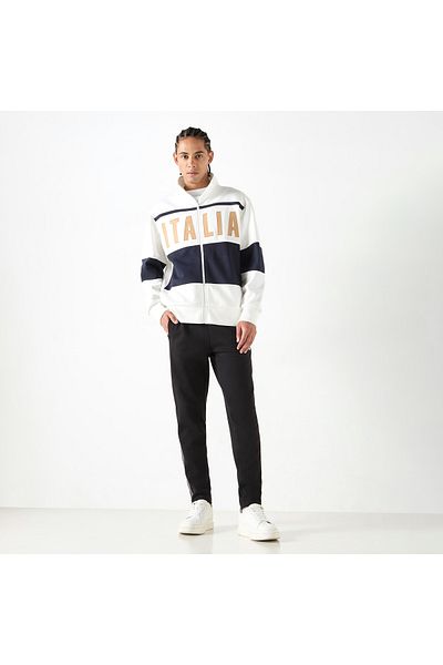 Kappa Colourblock Zip Through Jacket With Long Sleeves