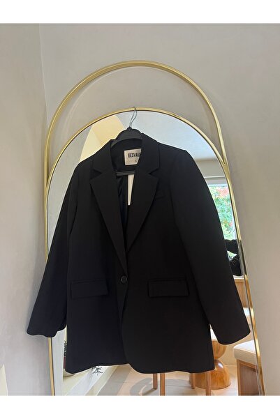 FATMA NUR ŞİRELİ BUTİK SİYAH BLAZER CEKET