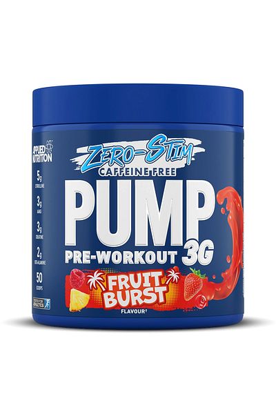 applied nutrition Pump 3G Zero Stimulant, Fruit Burst, 25