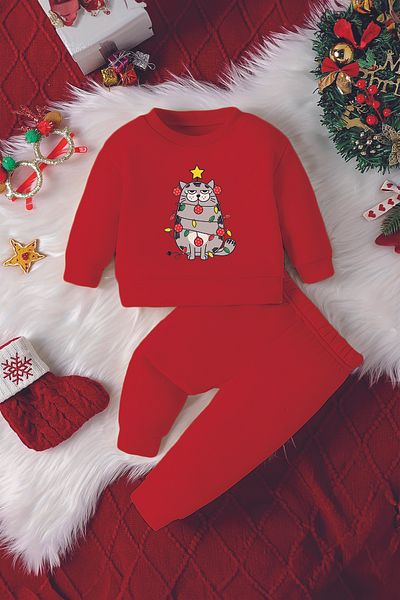 ADABEBEK Star Patterned Kitten Baby Set - Set of 2 23187