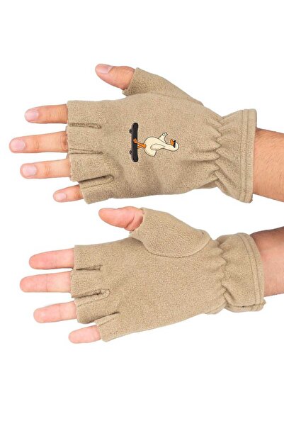 Fanze Mănuși din lână polară cu tăietură tip rață - rnz4758