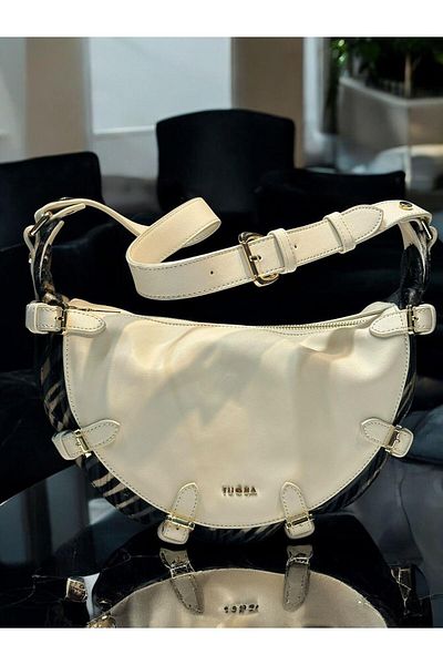 Tuğba Shoulder Bag Designed as Hand and Arm Bag T. 736345004 Krm