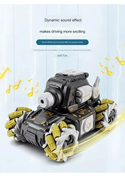 Pshoplay Kumandalı Su Atan Drift Tankı – 360° Hareket ve Full Fonksiyon Heyecanı
