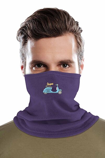 Fanze Guler de iarnă din lână polară cu imprimeu Vespa - rnz429