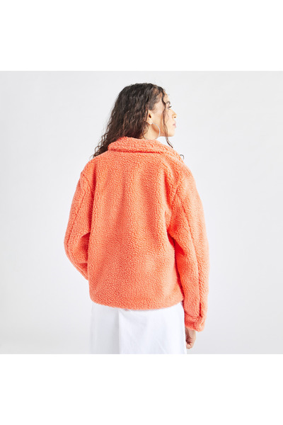 FAV Textured Jacket With Long Sleeves And Pockets