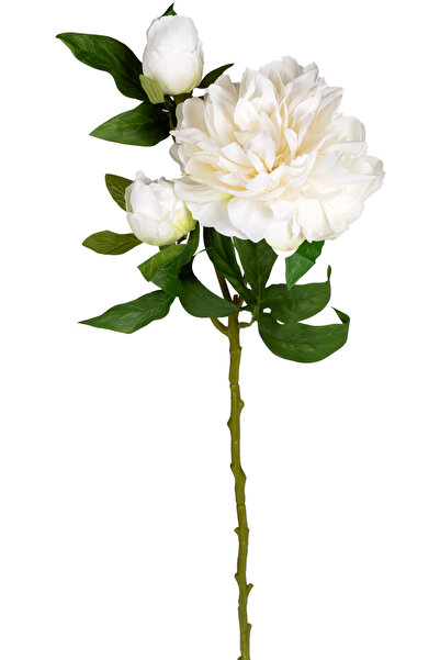 Herdekora Yapay Şakayık Beyaz 65 Cm.