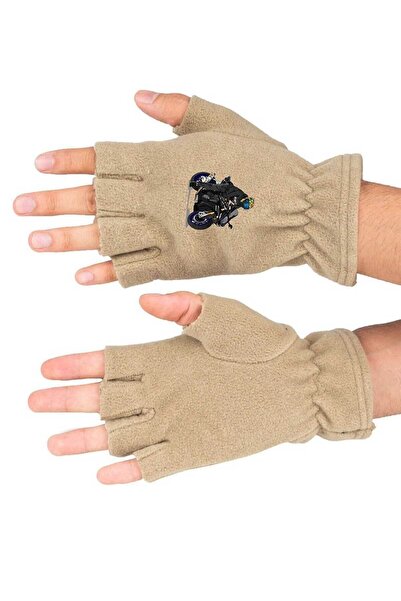 Fanze Mănuși de iarnă din fleece cu imprimeu pentru motociclete - rnz3469