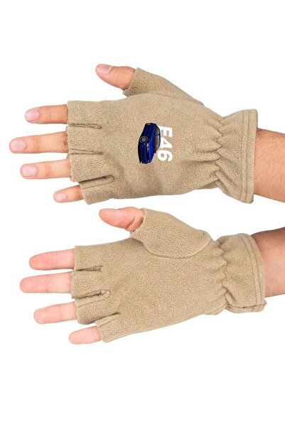 Fanze Mănuși de iarnă din lână polară cu imprimeu E46 rnz3776