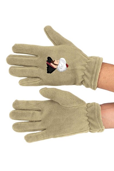 Fanze Fatih Sultan Mehmed Mănuși lungi din lână polară rnz5045