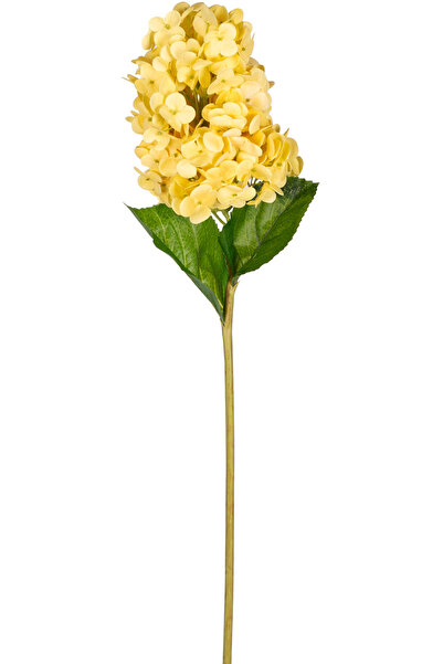 Herdekora Yapay Ortanca Islak Dokulu Sarı 70 Cm.