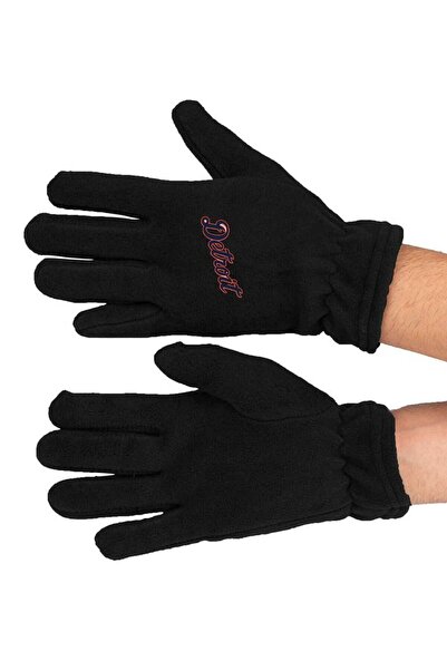 Fanze Mănuși lungi din lână pentru iarnă cu imprimeu Detroit rnz3741