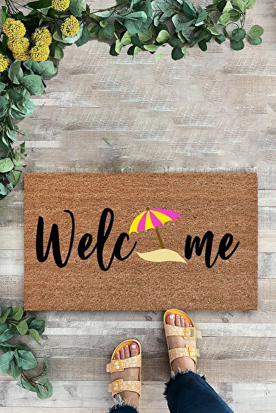 KARMAT Umbrelă, Bine ați venit, Covoraș colorat pentru interior și exterior, ...