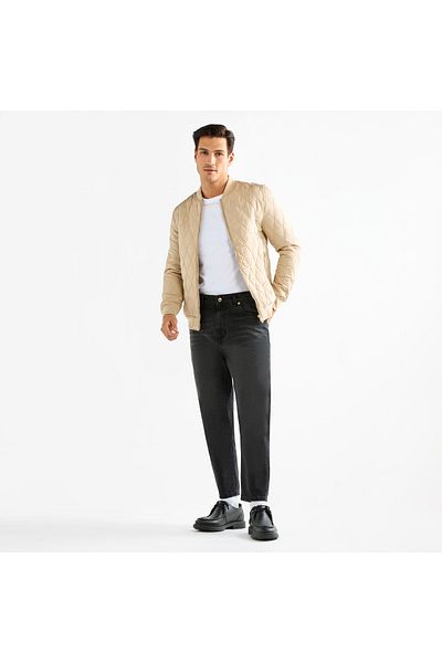 FAV Solid Jacket With Long Sleeves And Zip Closure
