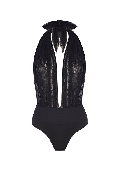 Yasemin Karagülle ROWY BODYSUIT - BLACK