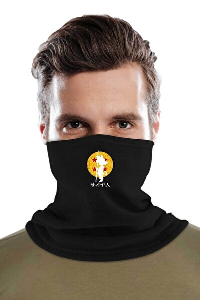 Fanze Guler de iarnă din lână polară cu imprimeu Dragon Ball rnz3725