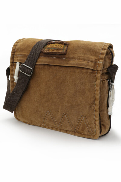Cappadocia Vintage 4009 Ephesus Casual Shoulder Postman Antique Coffee 14 Inch Laptop School Travel Daily Vintage Cotton Bag