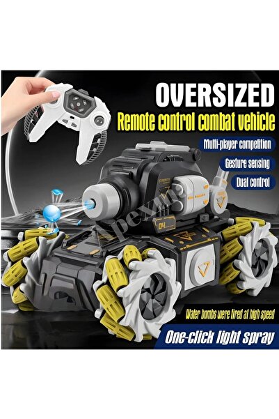 Pshoplay Kumandalı Su Atan Drift Tankı – 360° Hareket ve Full Fonksiyon Heyecanı
