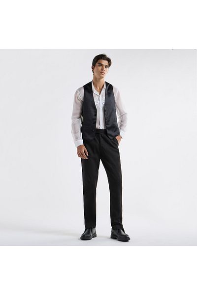 FAV Sleeveless Waistcoat With Concealed Button Placket