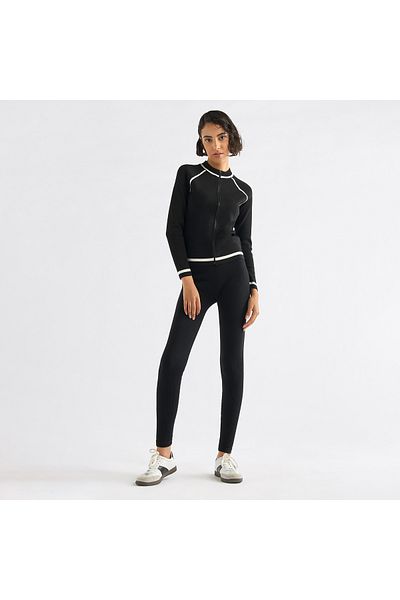 FAV Regular Cut High Collar Zipper Jacket