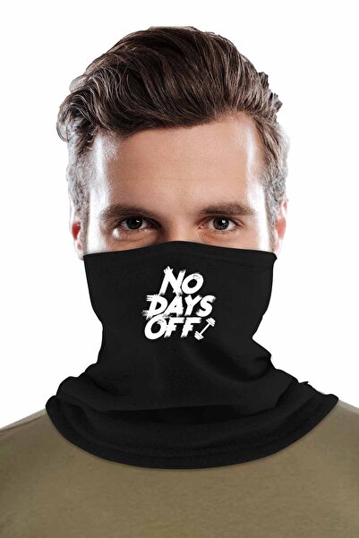 Fanze Зимовий шарф з принтом «No Days Off» rnz2090