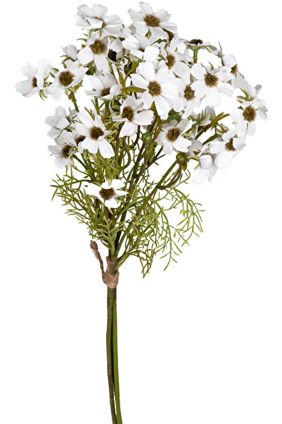 Herdekora Yapay Çiçek Papatya Demeti Beyaz 65 Cm.