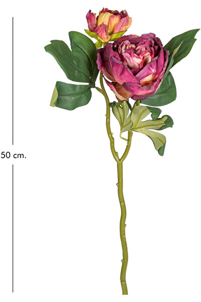 Herdekora Yapay Çiçek Şakayık Kurumuş Efektli Mor 50 Cm.