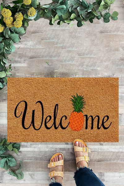 KARMAT Covoraș decorativ cu ananas și portocale - pentru interior și exterior