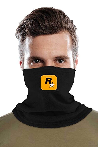 Fanze Guler de iarnă din lână polară cu imprimeu Gta - RNZ3552