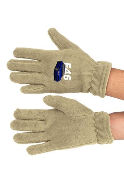 Fanze Mănuși lungi din lână pentru iarnă cu imprimeu E46 rnz3776