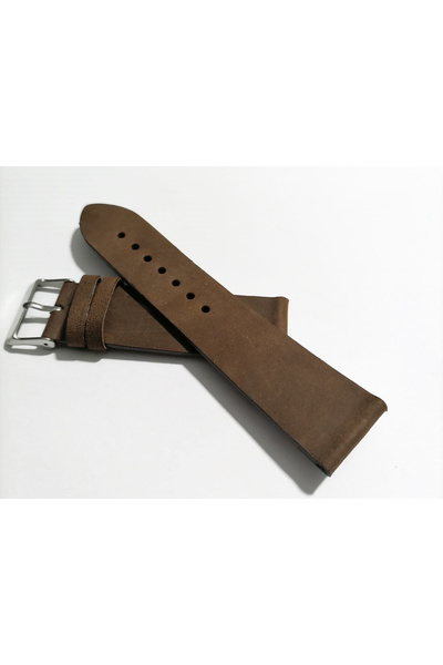 FADO Greyzi Leather - 22mm Brown Watch Band, Suitable for Every Watch