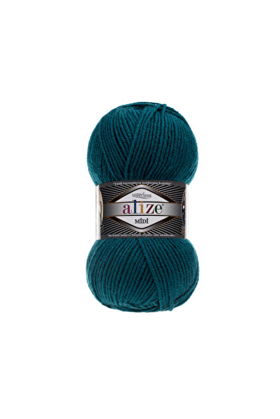 Alize 5 Adet Midi Alize Süperlana Midi Orta Kalın Yünlü İplik 100 gr. 170 mt.212