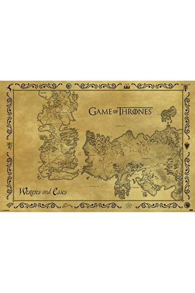 Pi Dekorasyon Game Of Thrones Retro Ahşap Poster