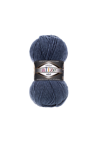 Alize 5 Adet Midi Alize Süperlana Midi Orta Kalın Yünlü İplik 100 gr. 170 mt.203