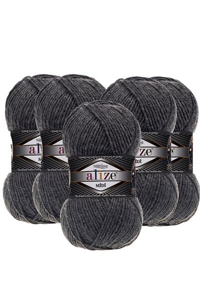 Alize 5 Τεμάχια Midi Alize - Süperlana Μαλλί Μεσαίου Πάχους Νήμα 100gr 170mt 182