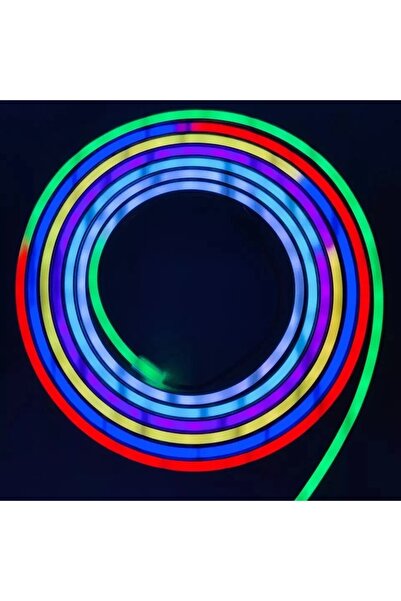 Ledarmy Neon LED IP65 piksel 6x12 hortum bant şerit 5m RGB DC 12V SMD 2811 2.5cm kesilir esnek silikon