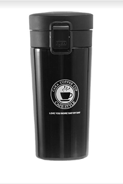 çaymekani Kilitli Çift Katmanlı Paslanmaz Çelik Termos Bardak Araç Kahve Çay ...