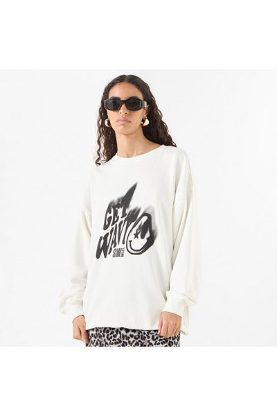 SP Characters SmileyWorld Print Sweatshirt with Long Sleeves