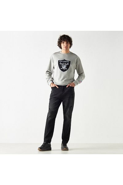 SP Characters All-Over National Football League Print Sweatshirt with Long Sleeves