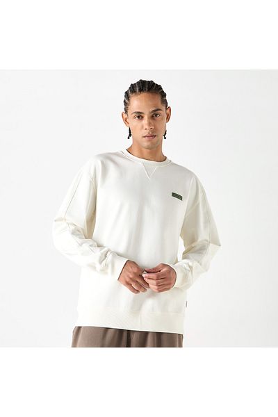 Lee Cooper Solid Sweatshirt with Crew Neck and Long Sleeves