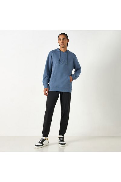 Kappa Embossed Sweatshirt with Long Sleeves and Pocket