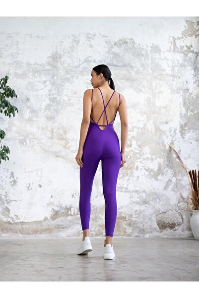 Bugasy Kadın Mor Spor Tulum