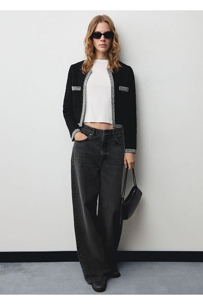 MANGO Woman Knit Jacket --