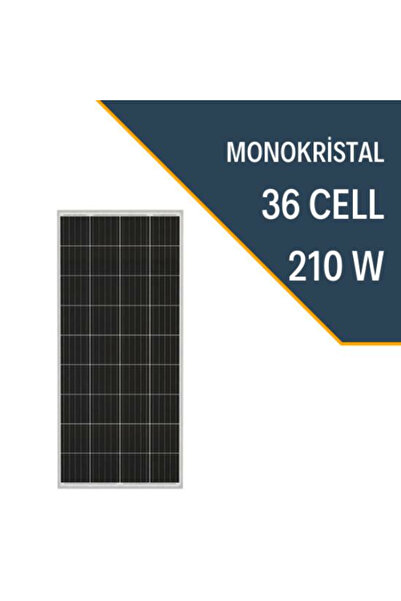 Lexron GÜNEŞ PANELİ 210 WATT MONO KRİSTAL 68X151 CM 12 VOLT LEXRON