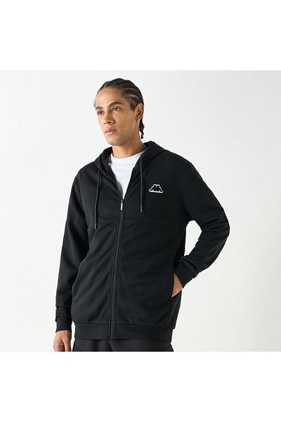 Kappa Zip Through Hoodie with Long Sleeves and Pockets