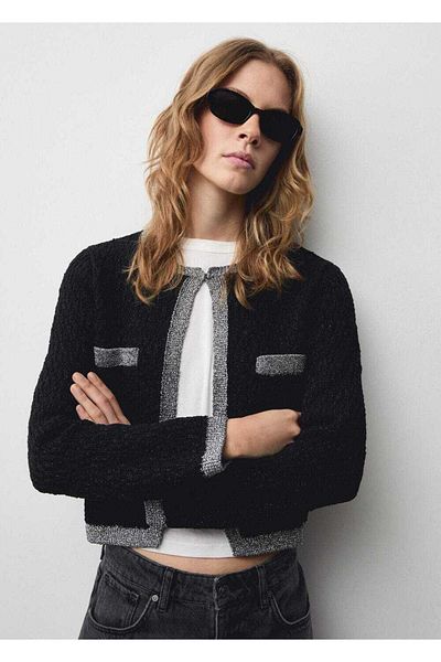 MANGO Woman Knit Jacket --