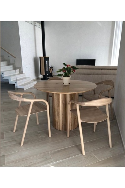 Home Ahşap Yemek Masası