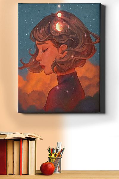 WebStyle Painting By Numbers Set With Pulley Dreams And Hope 40 X 50 Cm