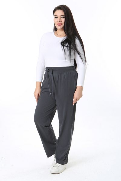 Şans Pantaloni de trening din bumbac afumat cu ochiuri de mărime mare - 65N38470