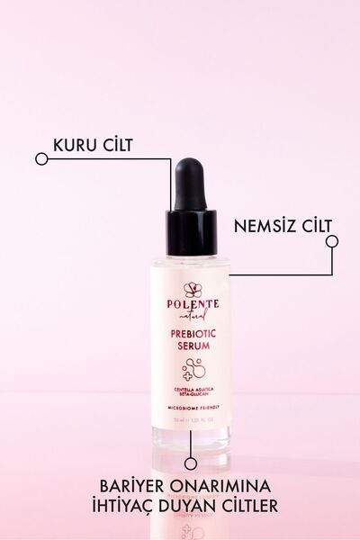 Polente Natural Prebiotic Serum - Cilt Mikrobiyomuna Destek Sunan Nemlendirici Prebiyotik Serum (30 ML)